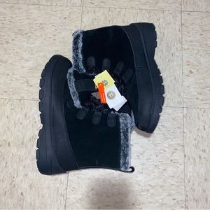 All in Motion Black Lace Up Boots